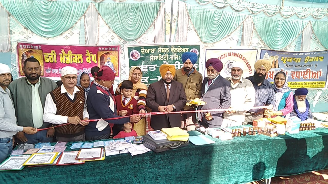 Doaba Social Welfare Society organized its 129th free medical checkup camp -Narinder Rathore